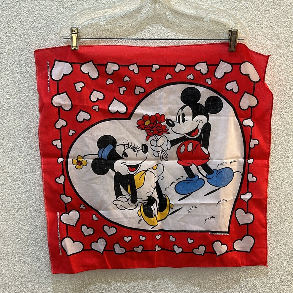 Disney Red and White Mickey and Minnie Scarf - Picture 10 of 10